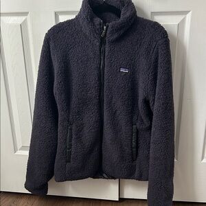Patagonia Dark Gray Teddy Jacket